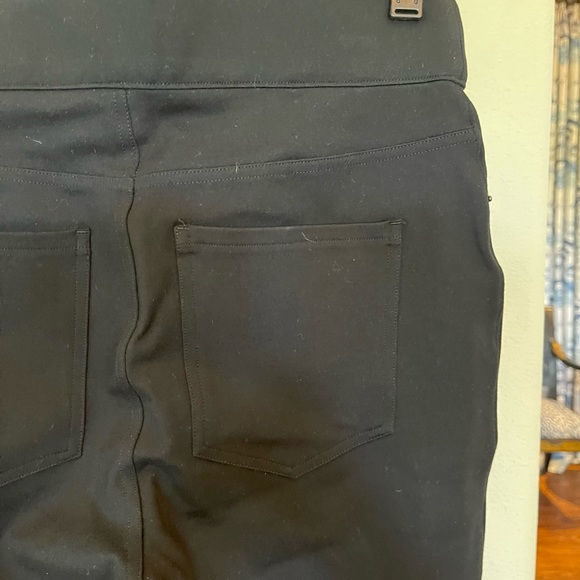 Spanx skinny “jeans.”Size L, very slim fitting. Black. Only tried on-never worn - Picture 4 of 4